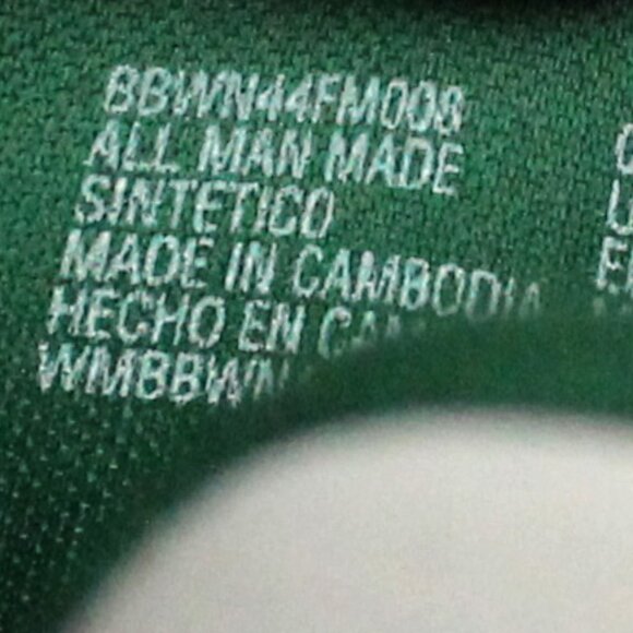 Wonder Nation Boy's Green & White Lace Up Non Marking Sneaker Tennis Shoes - Picture 6 of 13